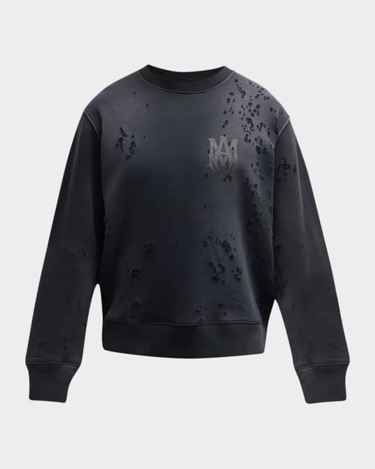 Amiri Men's MA Logo Shotgun Sweatshirt | Neiman Marcus