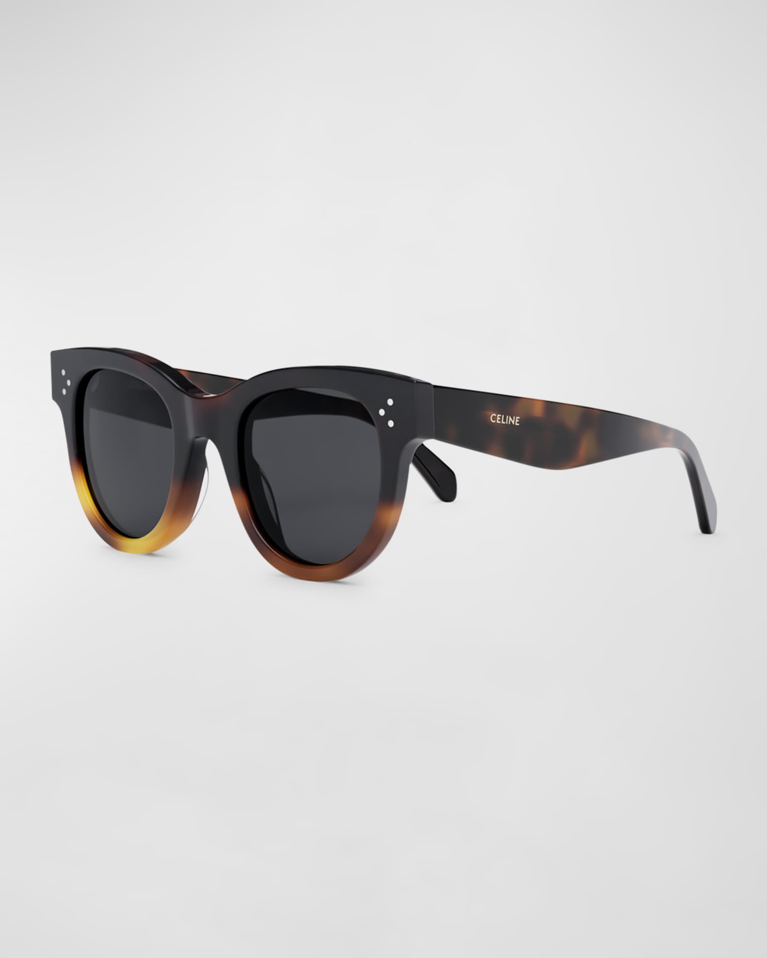 Celine Tortoiseshell Acetate Cat-Eye Sunglasses | Neiman Marcus
