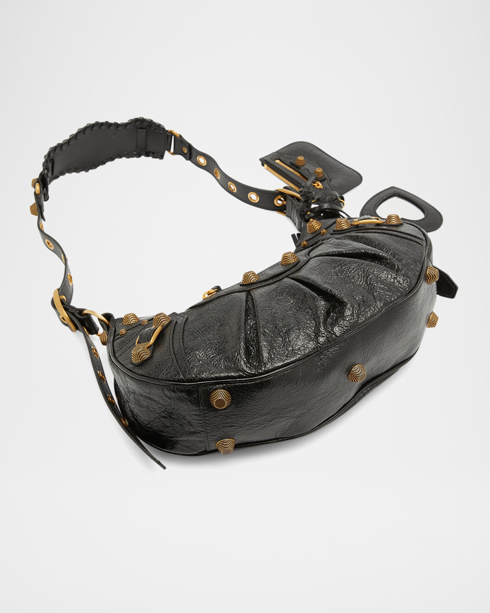 Balenciaga Le Cagole Small Leather Shoulder Bag | Neiman Marcus