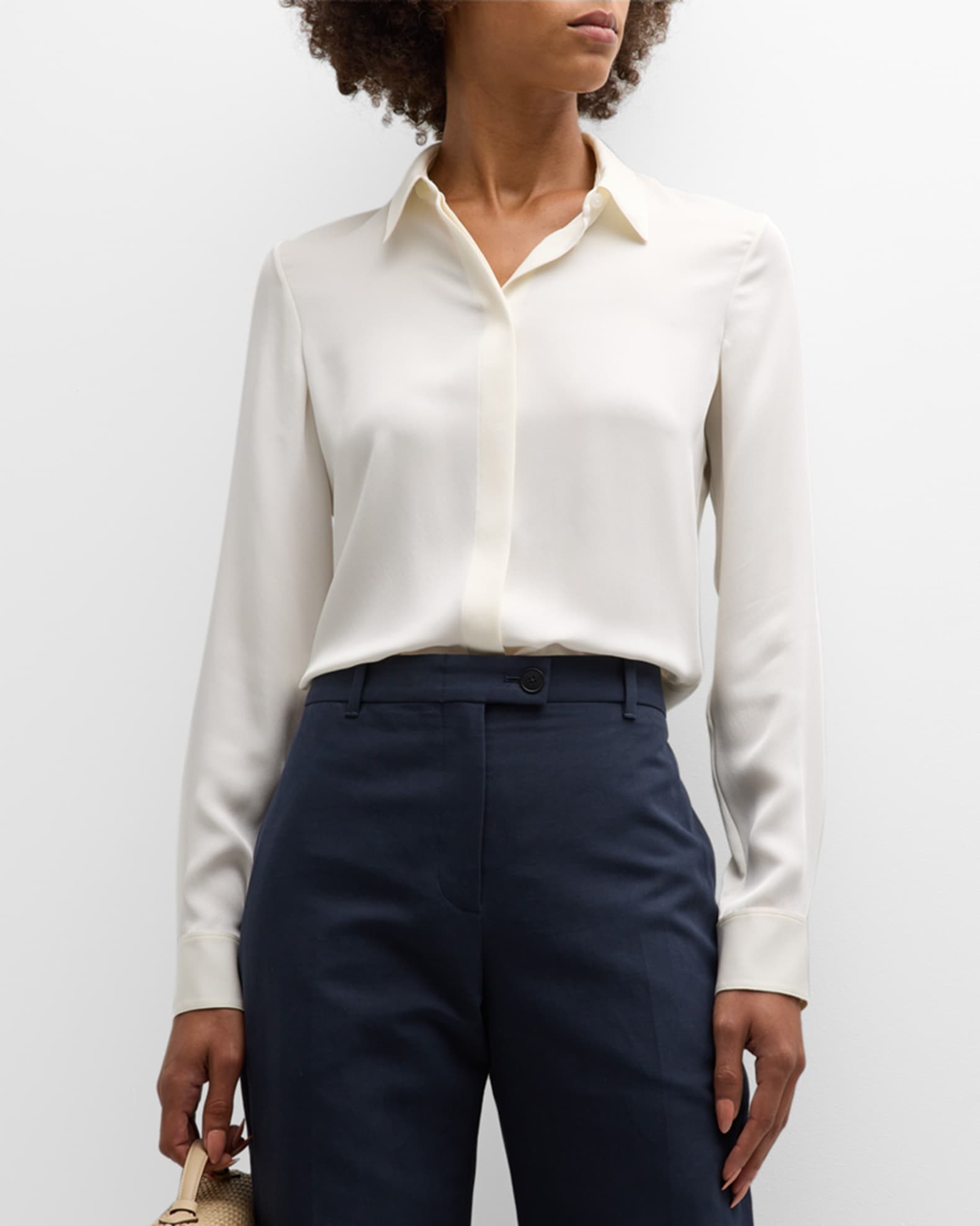 Theory Classic Fitted Shirt | Neiman Marcus