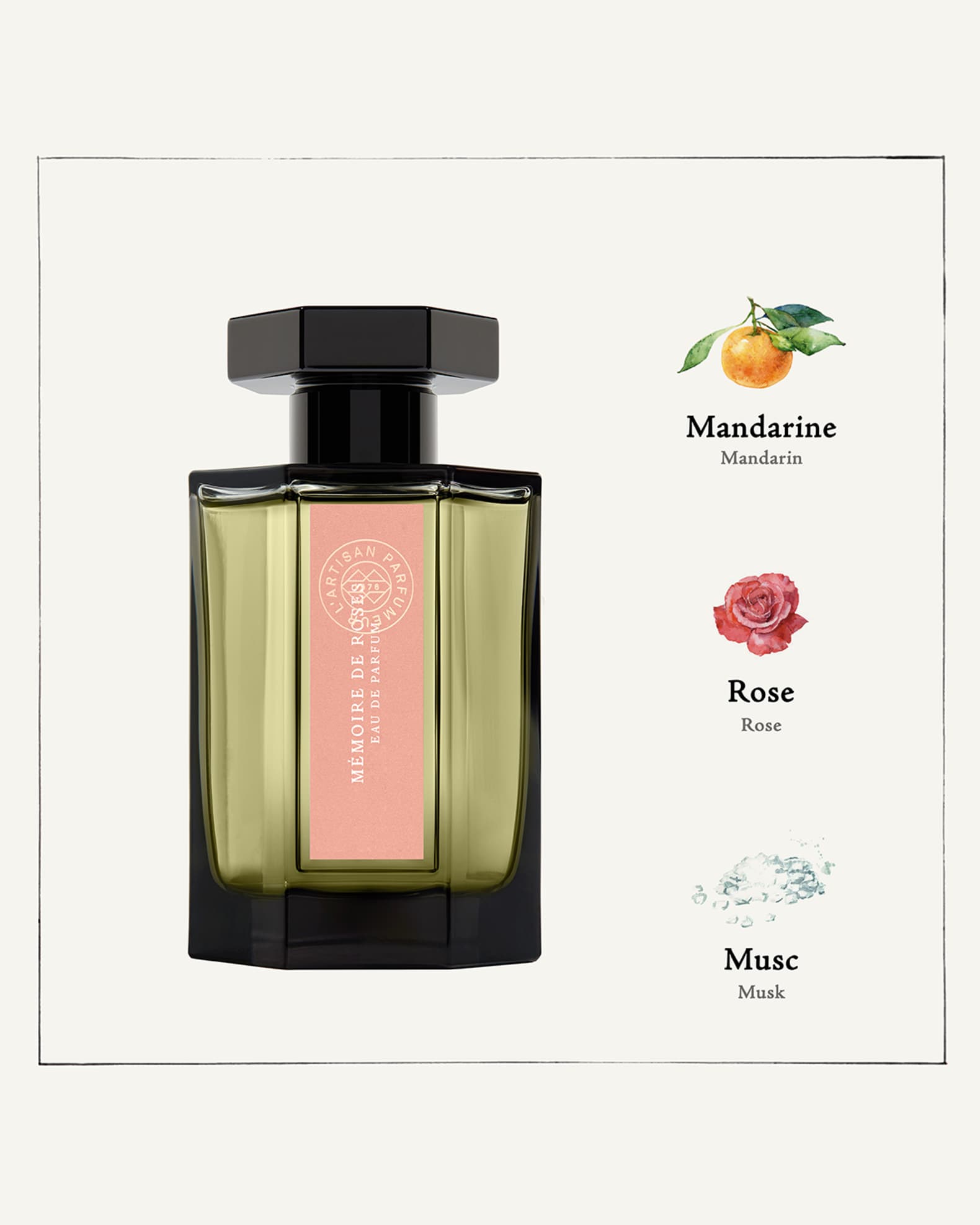 L'Artisan Parfumeur Memoire de Roses Eau de Parfum, 3.4 oz