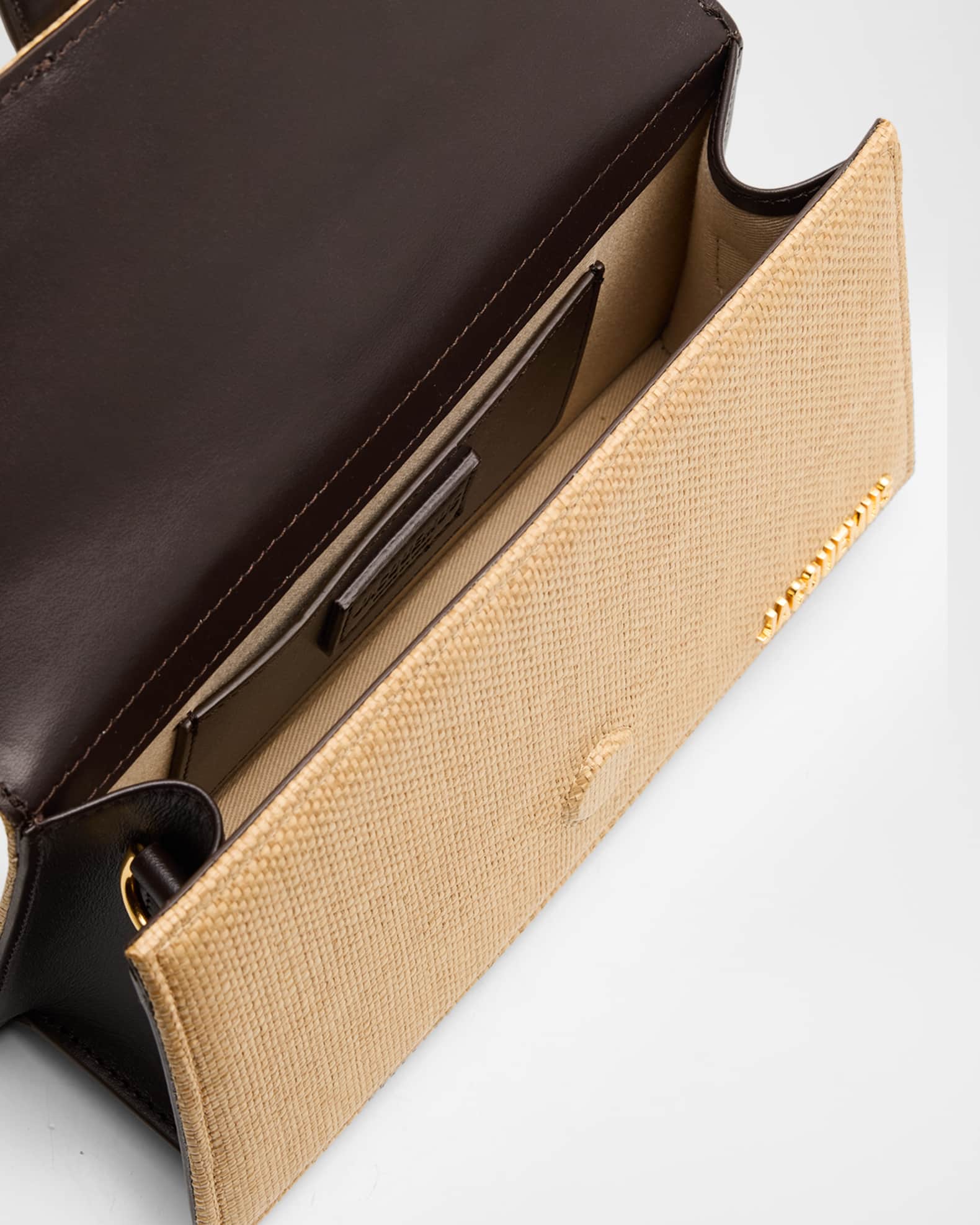 Jacquemus Le Grand Bambino Woven Top-Handle Bag | Neiman Marcus