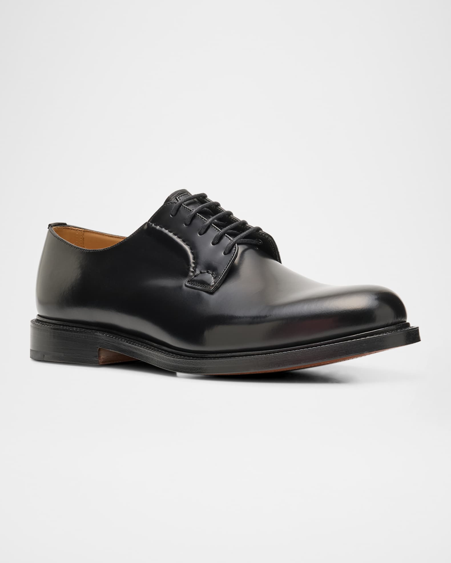Church's Men's Shannon Polished Leather Derby Shoes | Neiman Marcus