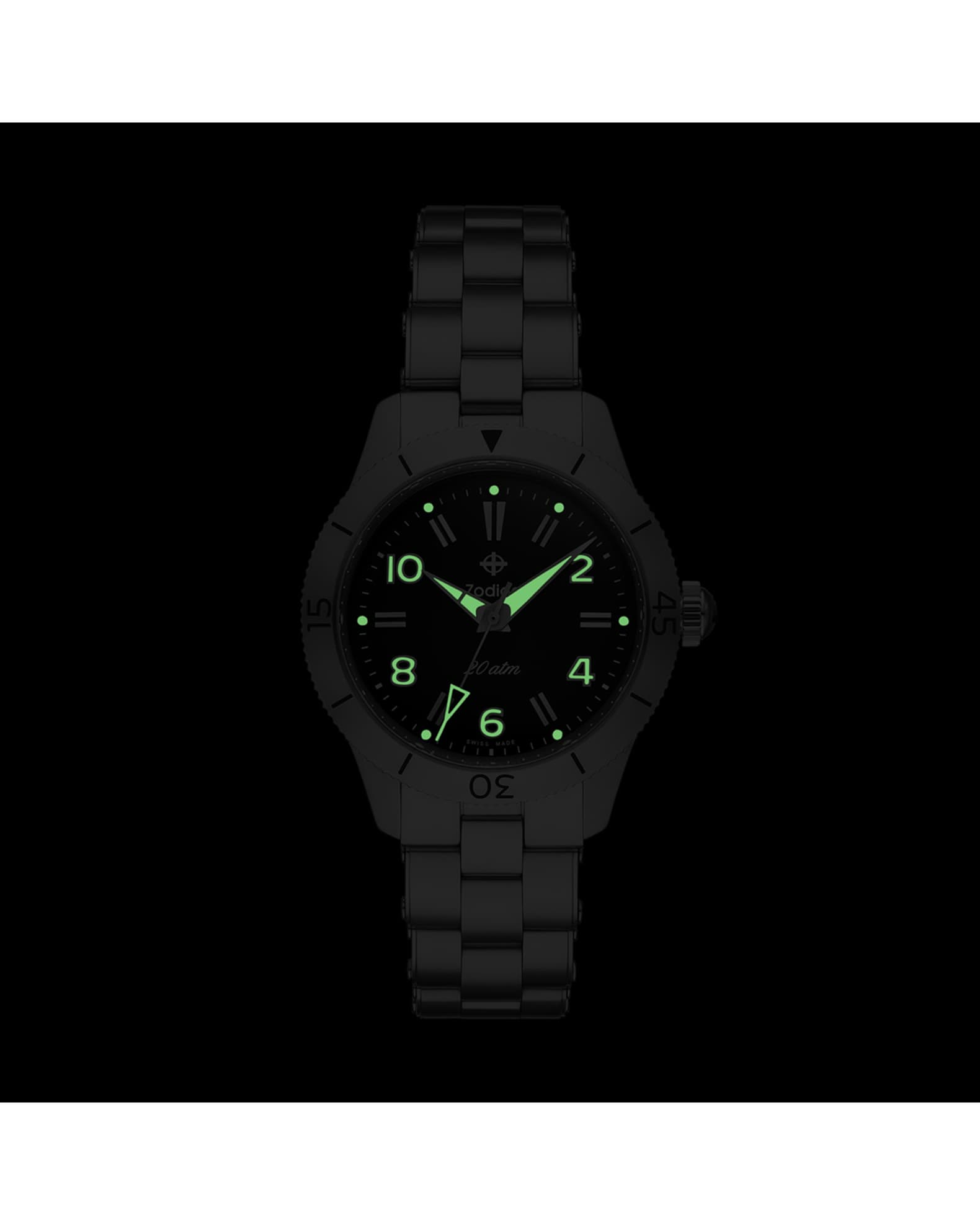 ZODIAC Men's Ref. 691 Manual Wind Stainless Steel Bracelet Watch