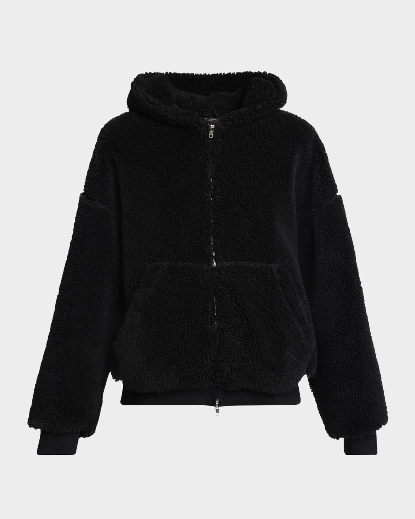 Balenciaga Outerwear Zip Up Hoodie | Neiman Marcus