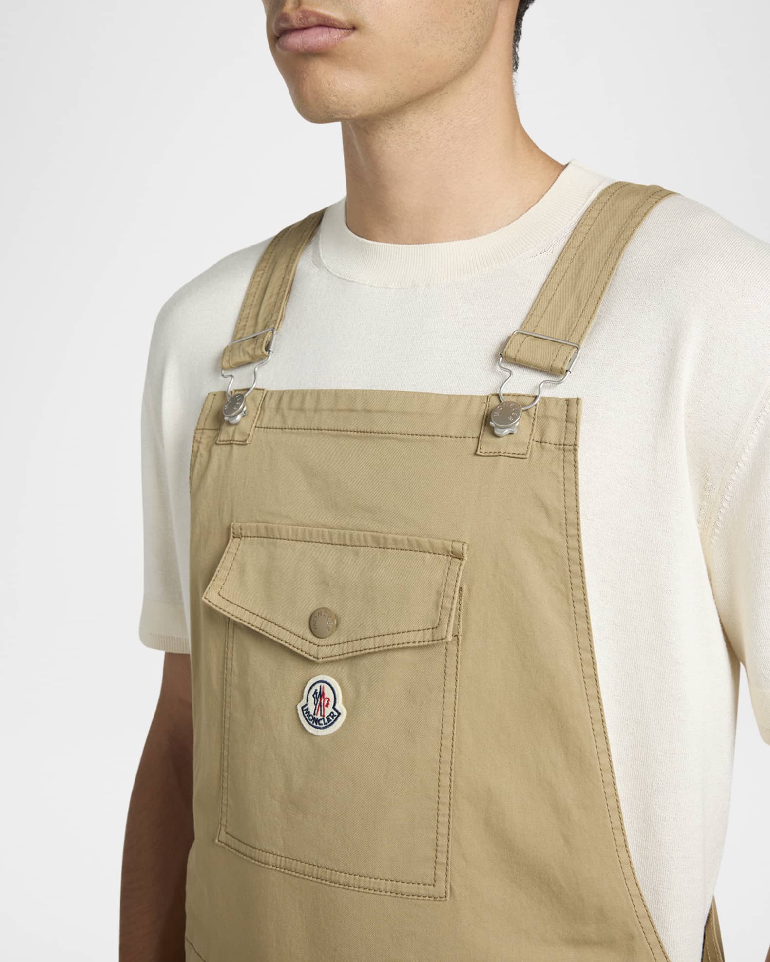 Moncler Men's Gabardine Overalls | Neiman Marcus