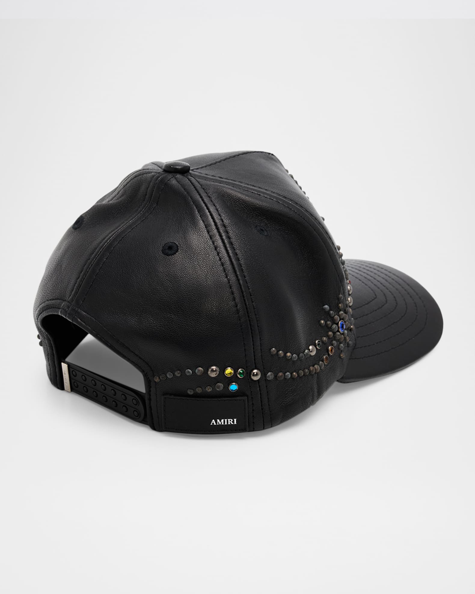 Amiri Men's Studded Leather Baseball Cap | Neiman Marcus