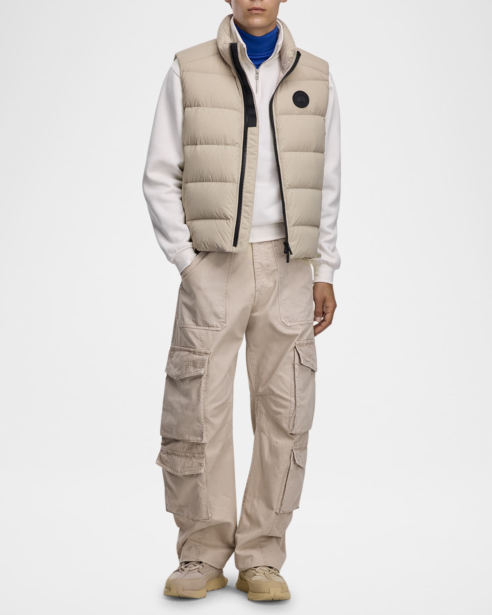 Canada Goose Men's Crofton Packable Nylon Down Vest | Neiman Marcus