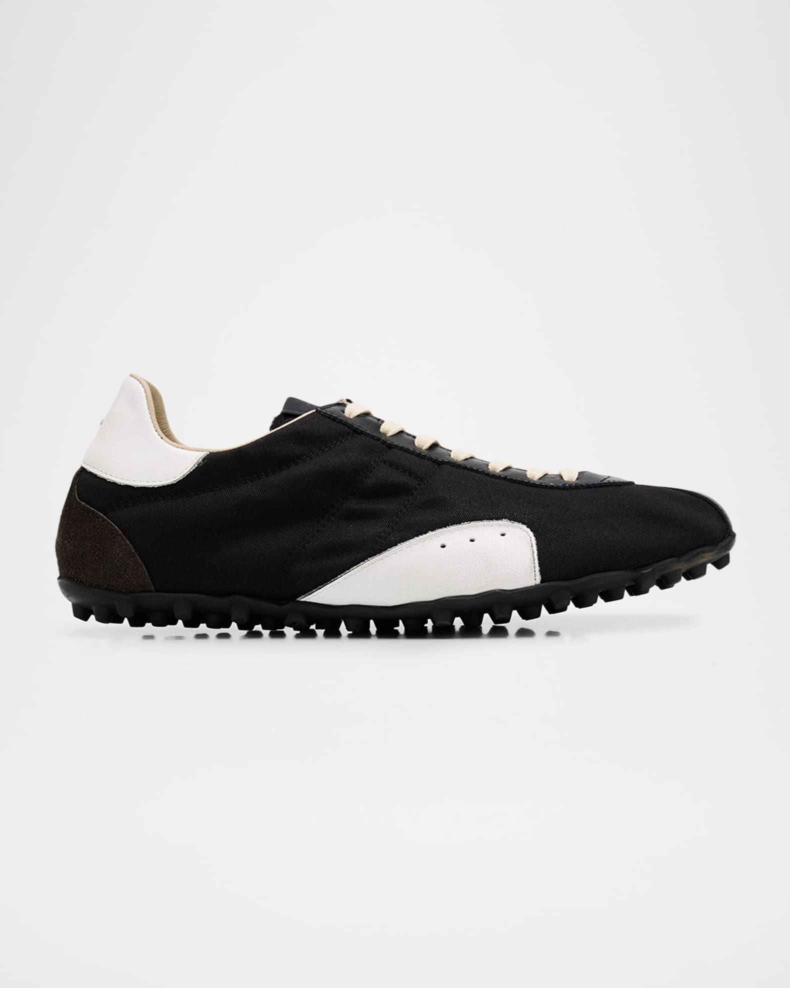 Maison Margiela Sprinters Canvas and Leather Low-Top Sneakers