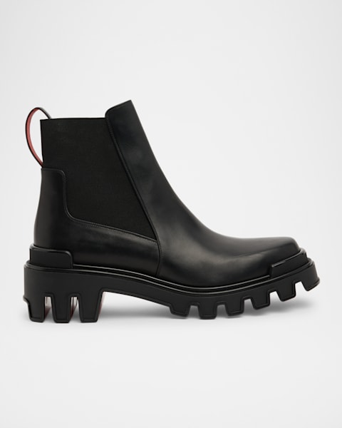 Balenciaga Men's Bulldozer Chelsea Boots | Neiman Marcus