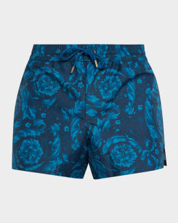 Versace Men's 3-Pack Low Rise Greca Trunk | Neiman Marcus