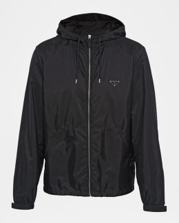 Prada Men's Archive Poplin Jacket | Neiman Marcus