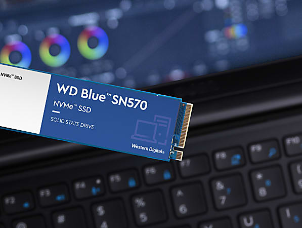WD BLUE SN570 NVMe Internal SSD 500GB Blue - Office Depot