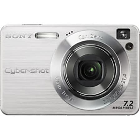 Sony Cyber shot DSC W120 7.2 Megapixel Digital Camera Silver