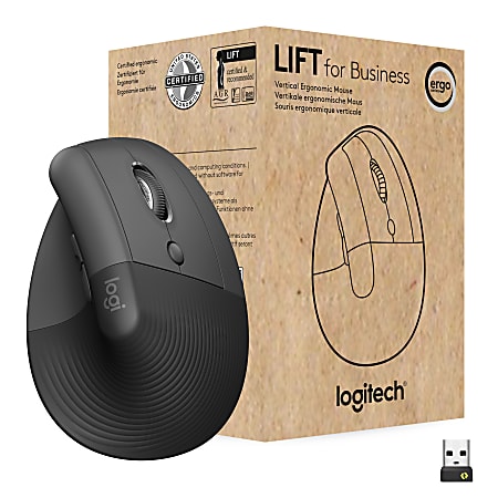 Logitech Lift for Business Vertical Ergonomic Mouse Wireless