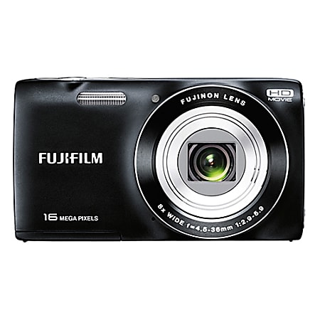 Fujifilm FinePix JZ250 16 Megapixel Compact Camera Black - Office