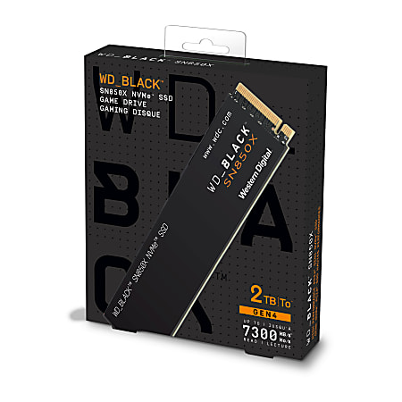 Western Digital BLACK SN850X NVMe SSD 2TB Black - Office Depot