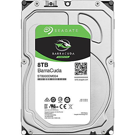 Seagate BarraCuda ST8000DM004 8 TB Hard Drive 3.5 Internal SATA