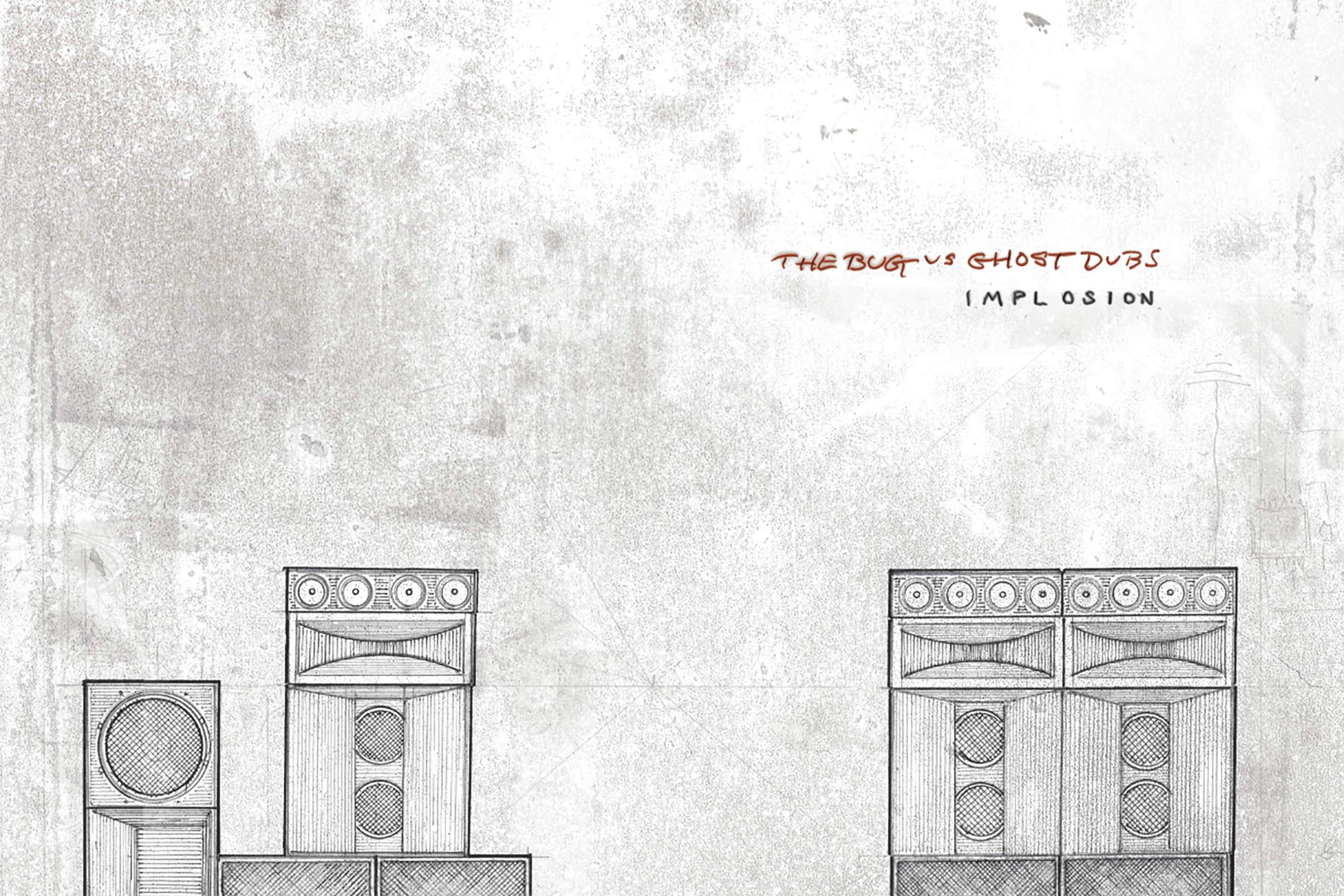 The Bug vs Ghost Dubs - Implosion（2LP） THE BUG Vs GHOST DUBS