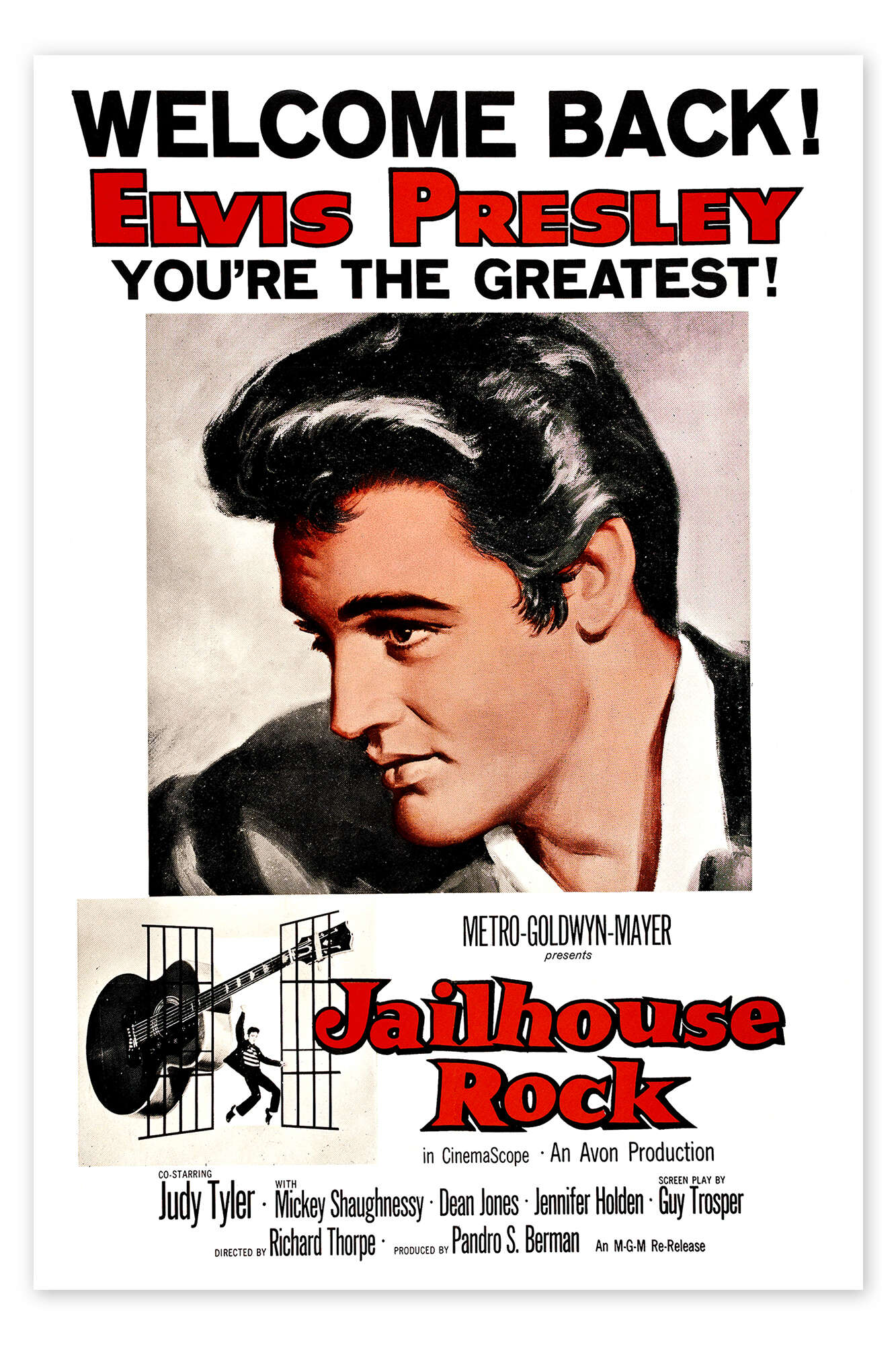 Elvis Presley - Jailhouse Rock print by Everett Collection