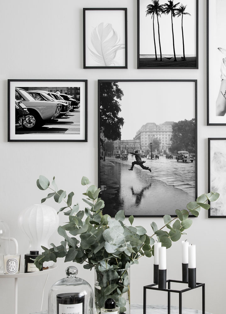 ヴィンテージの車 モノクロ写真ポスター | Poster Store JP