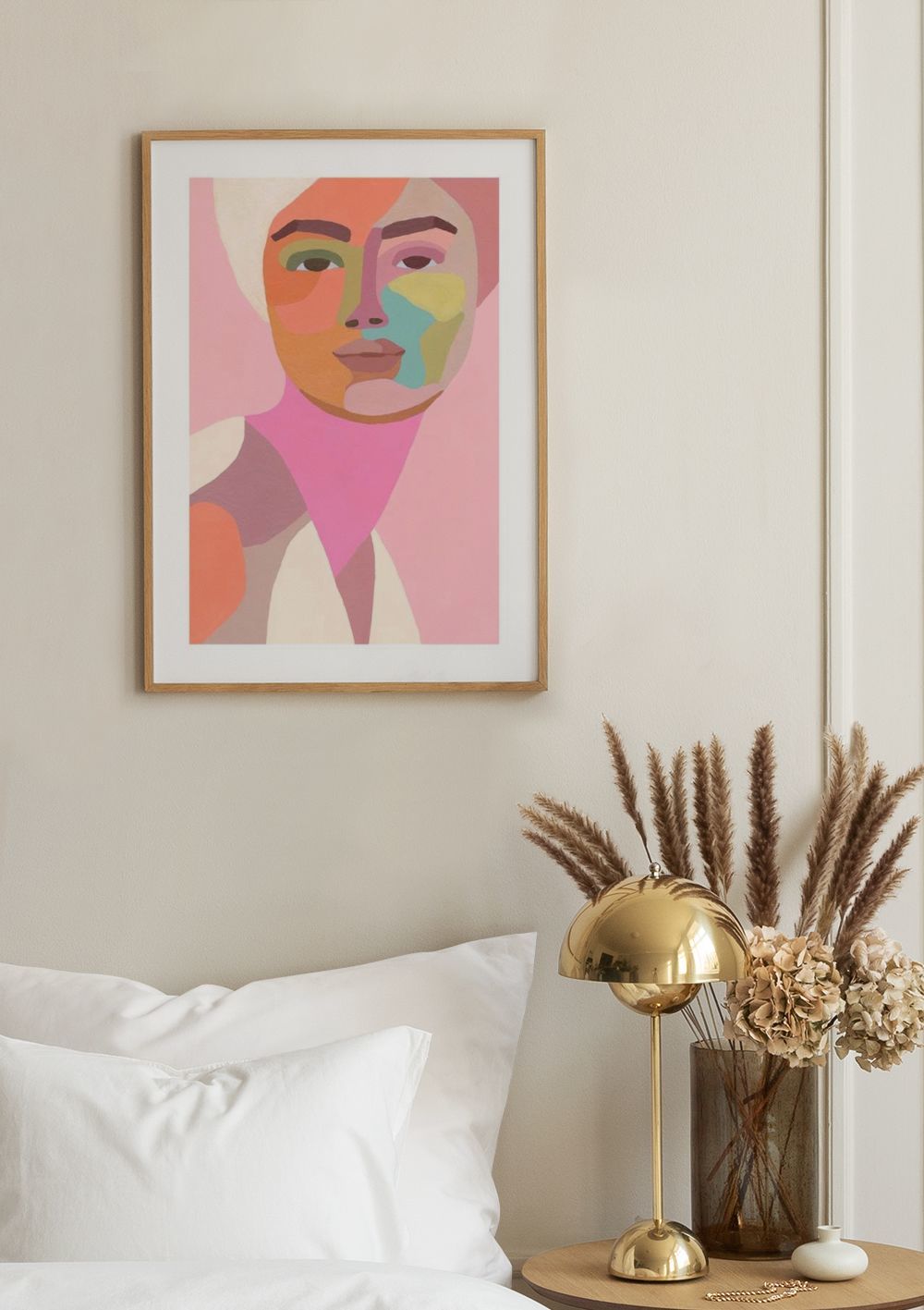 カラフルなポートレートポスター 抽象アート | Poster Store JP