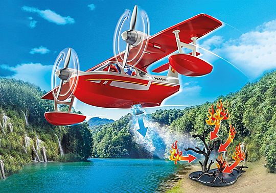 Firefighting Seaplane - 71463 | PLAYMOBIL®