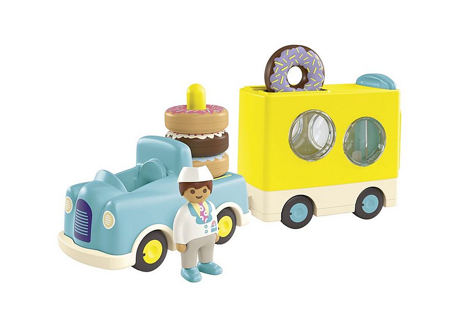 Junior: Crazy Donut Truck with Stacking and Sorting Feature