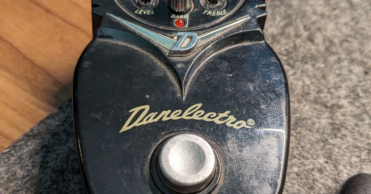 Danelectro Black Coffee Metal Distortion Pedal Knob by Greg J