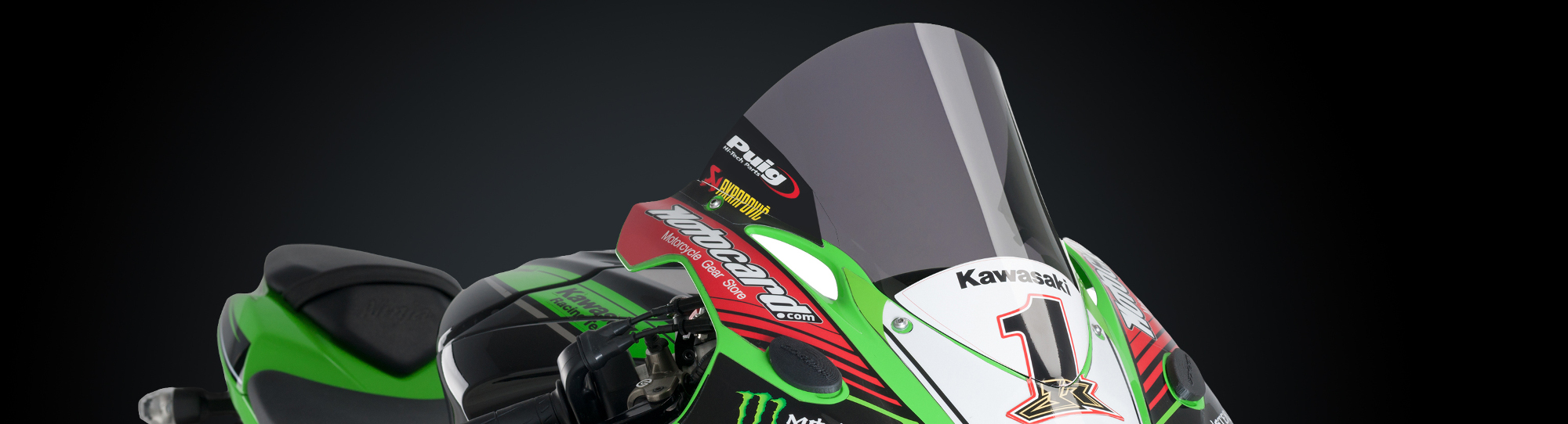 Racing R-Racer windscreen - Puig Hi-Tech Parts