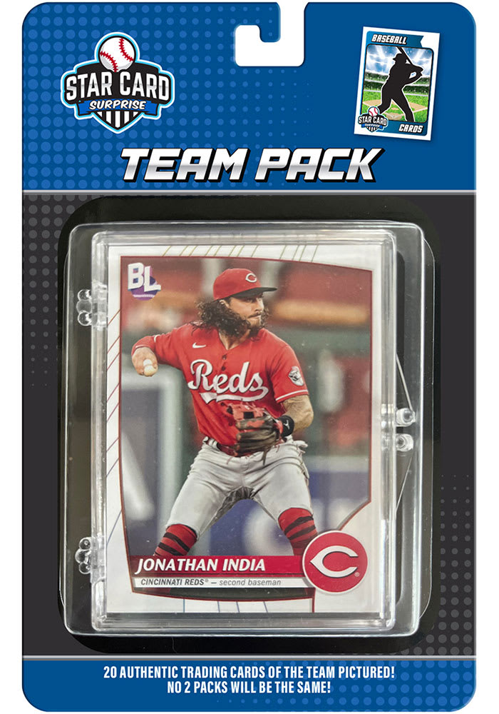 Cincinnati Reds Red 20pk Baseball Cards - 3870009