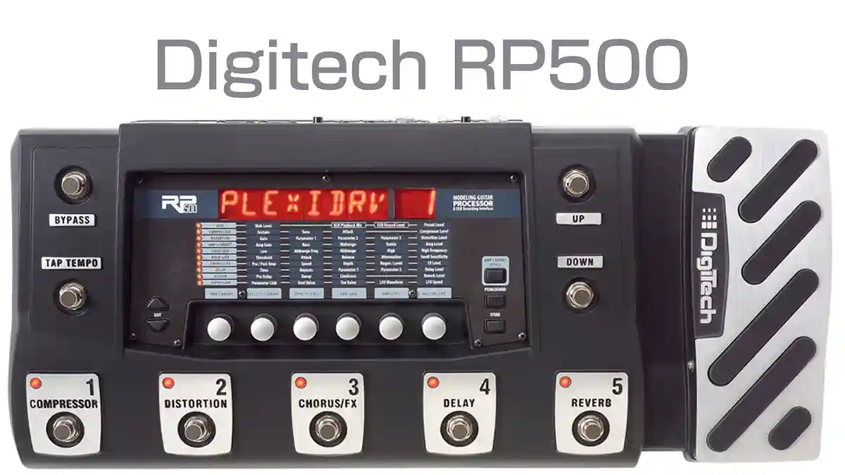ヘヴィメタルギターにおすすめのマルチエフェクター Digitech RP500