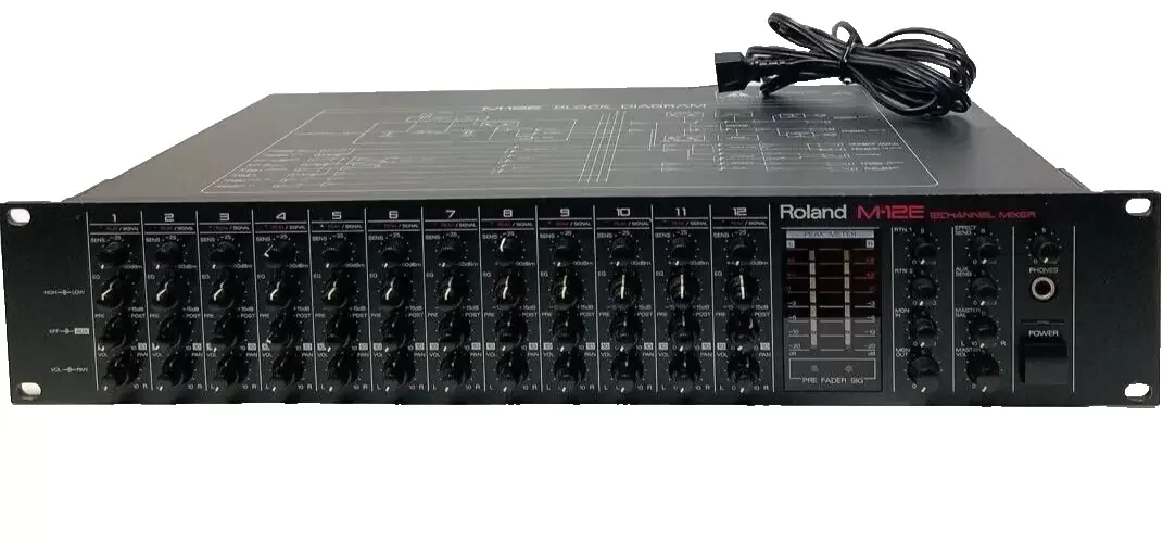 Roland M-12E 12-Channel Line Mixer
