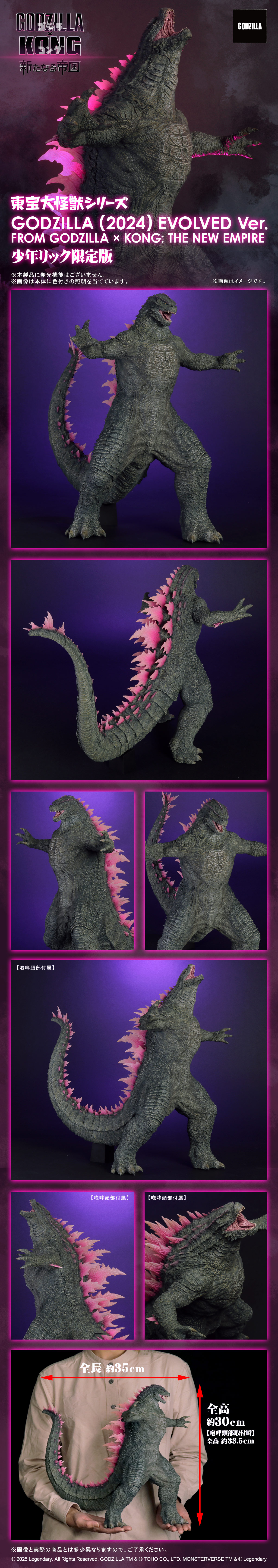 GODZILLA (2024) EVOLVED Ver. FROM GODZILLA × KONG: THE NEW EMPIRE