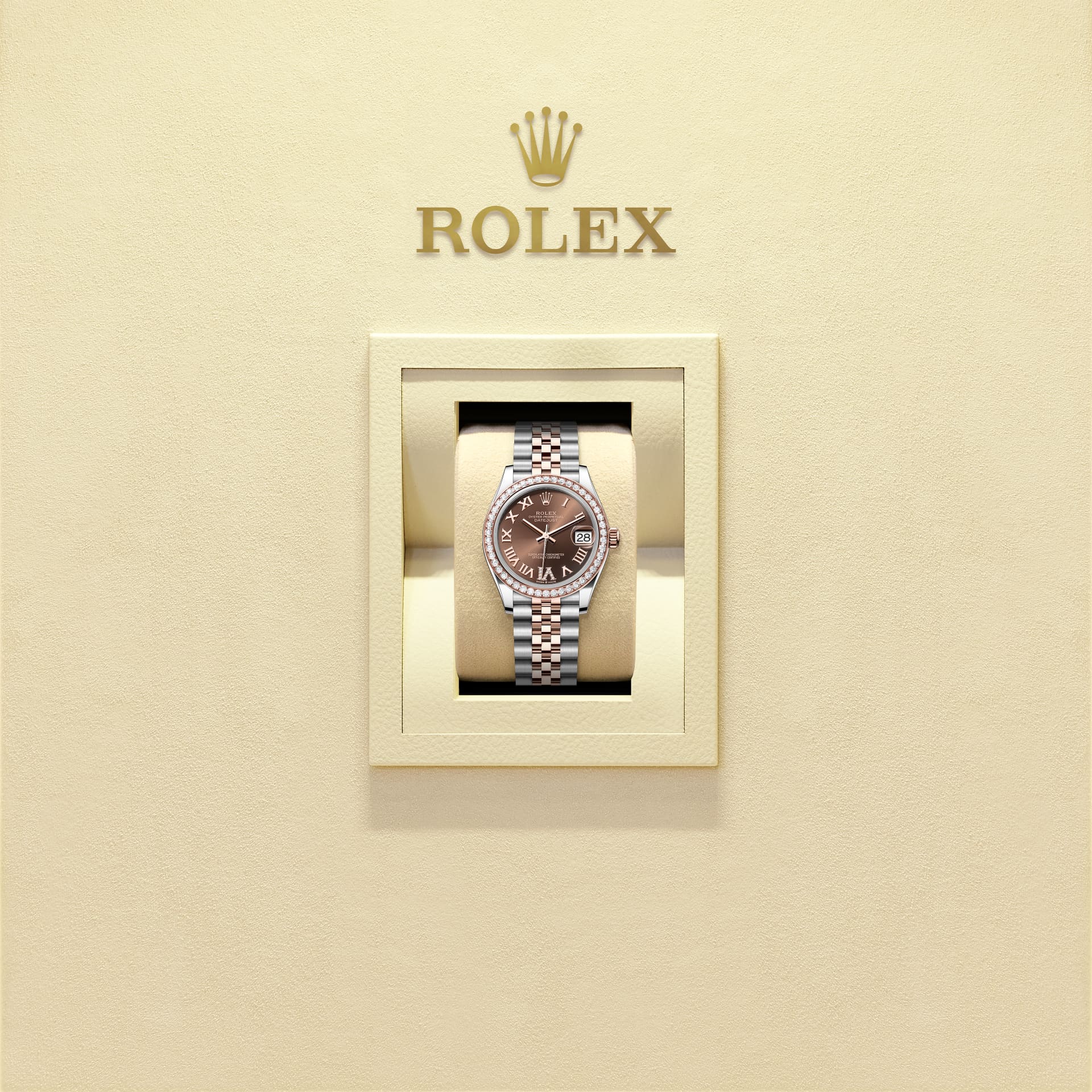 ロレックス デイトジャスト 31 ウォッチ：オイスタースチール＆エバー