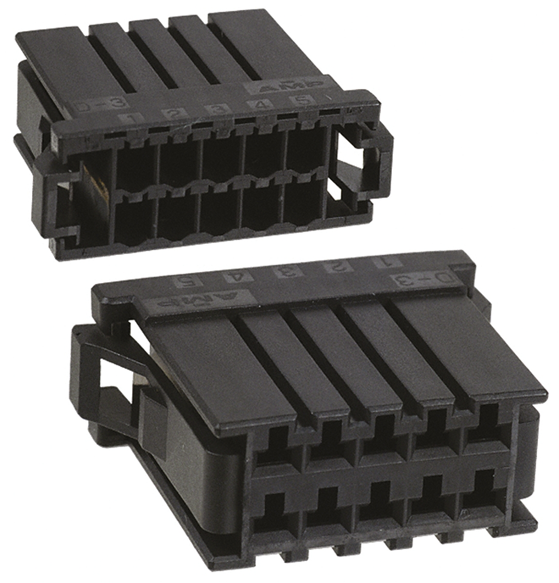 TE Connectivity コネクタブーツ D-3000シリーズ メス 10極 ピッチ