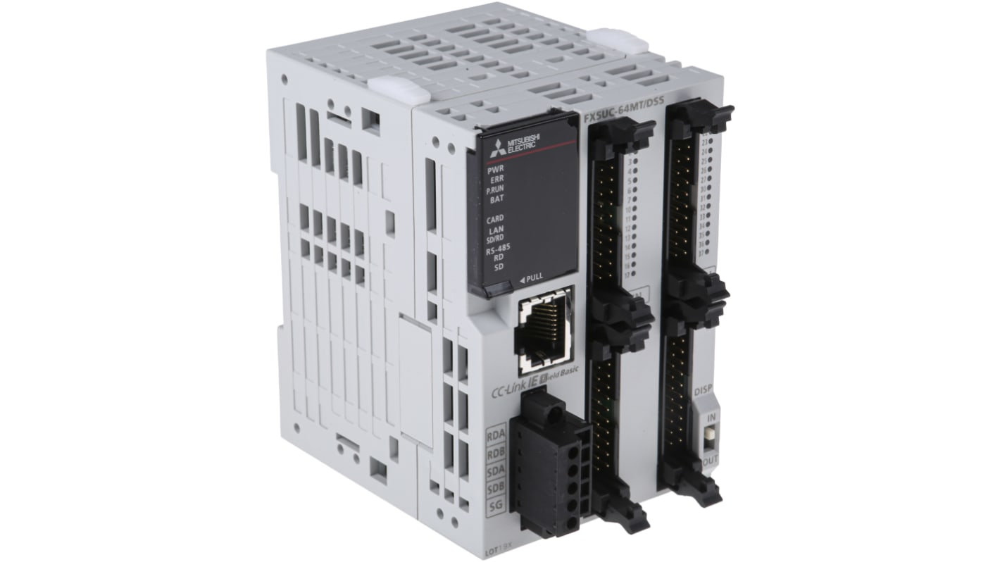 FX5UC-64MT/DSS | 三菱電機 MELSEC iQ-F PLC (CPUユニット) 32 入力 32