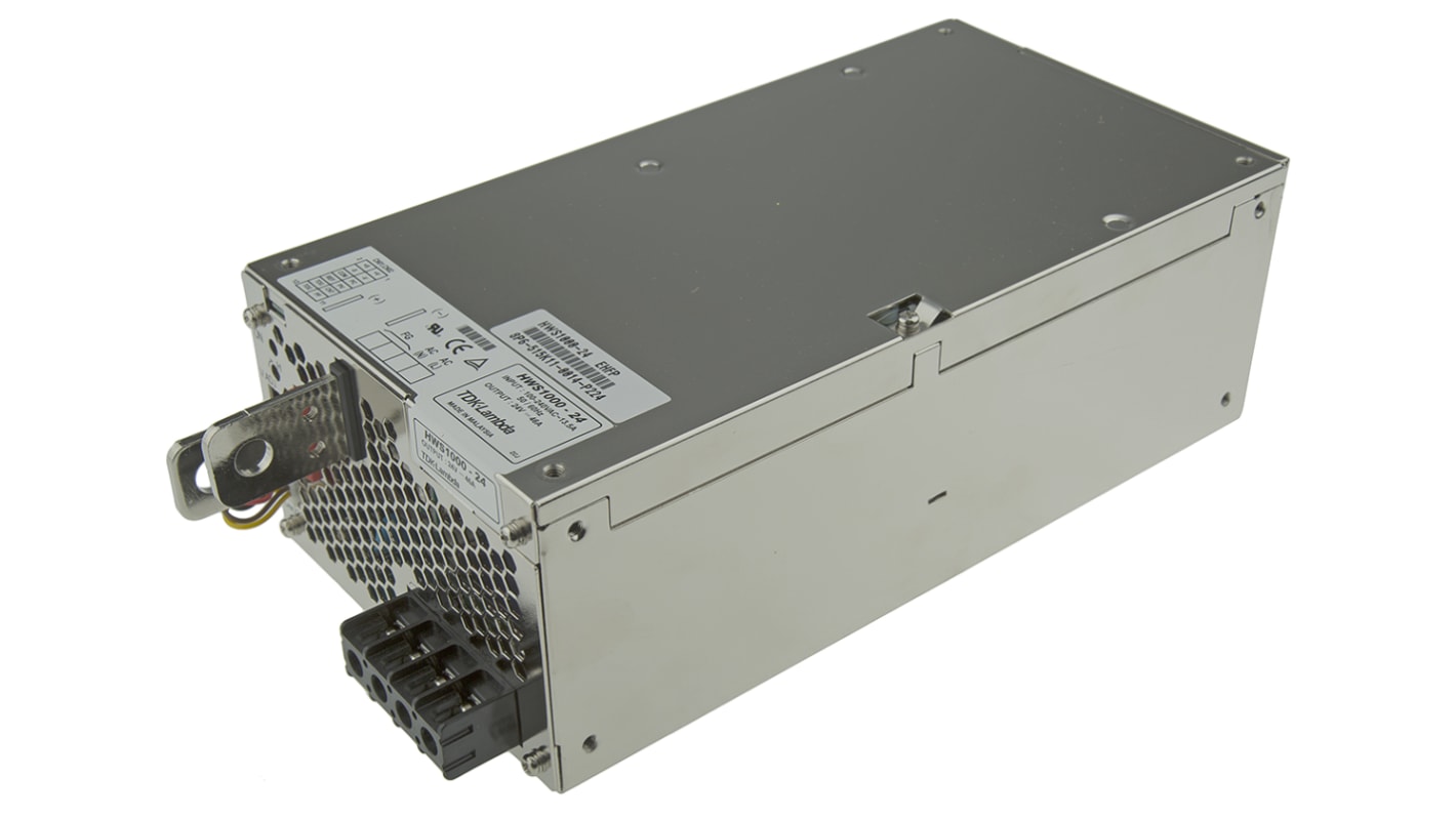 HWS1000-24 | TDKラムダ スイッチング電源 24V dc 44A 1kW | RS