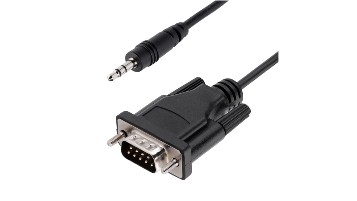 9M351M-RS232-CABLE | StarTech.com 3.5 mmステレオジャック 9ピンD