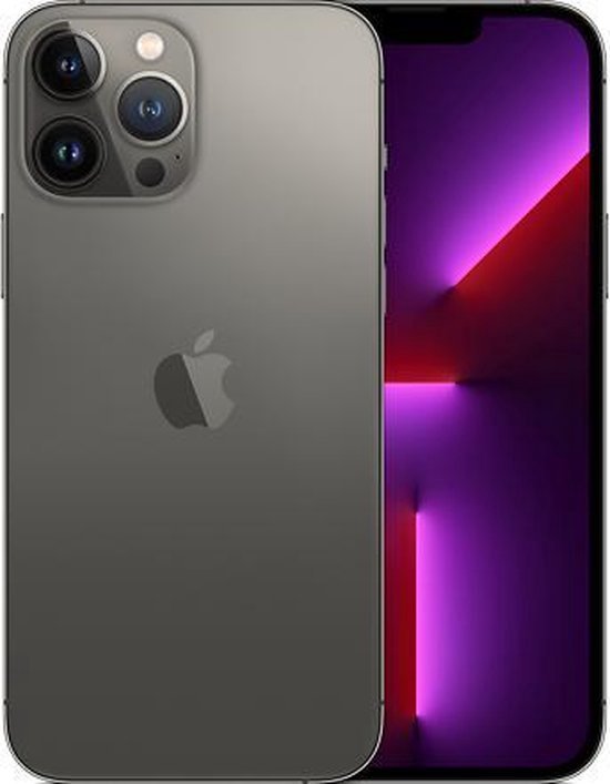 Apple iPhone 13 Pro Max - 512GB - Grafiet - 5G - A15 Bionic-chip | bol