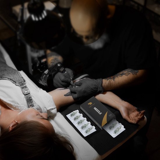 Inkfish® 100 Stuks Professionele Tattoo Naalden - Complete Set