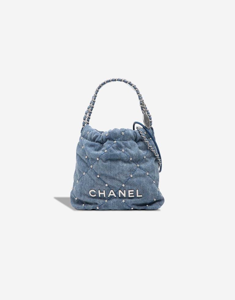 Chanel 22 Mini Calf Turquoise | SACLÀB