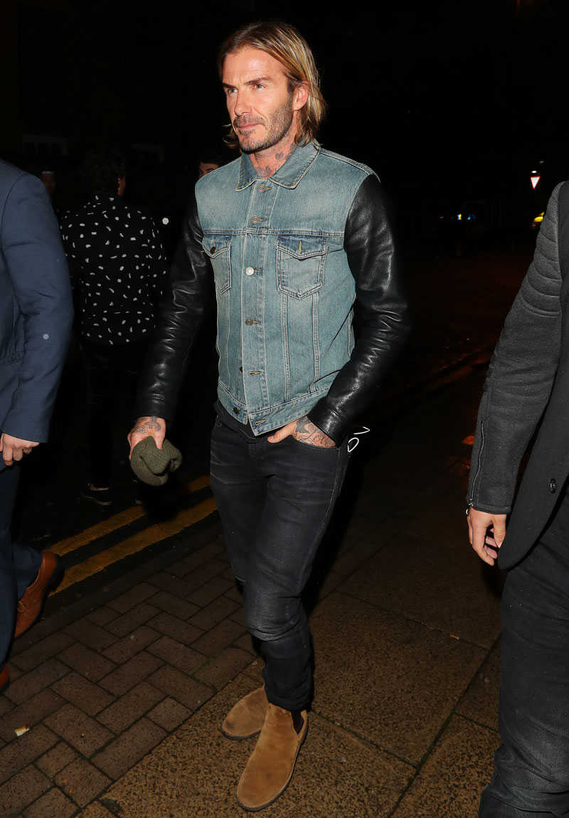 この3人の足元はなに!?セレブは黒テイパードに〈サンローラン〉の