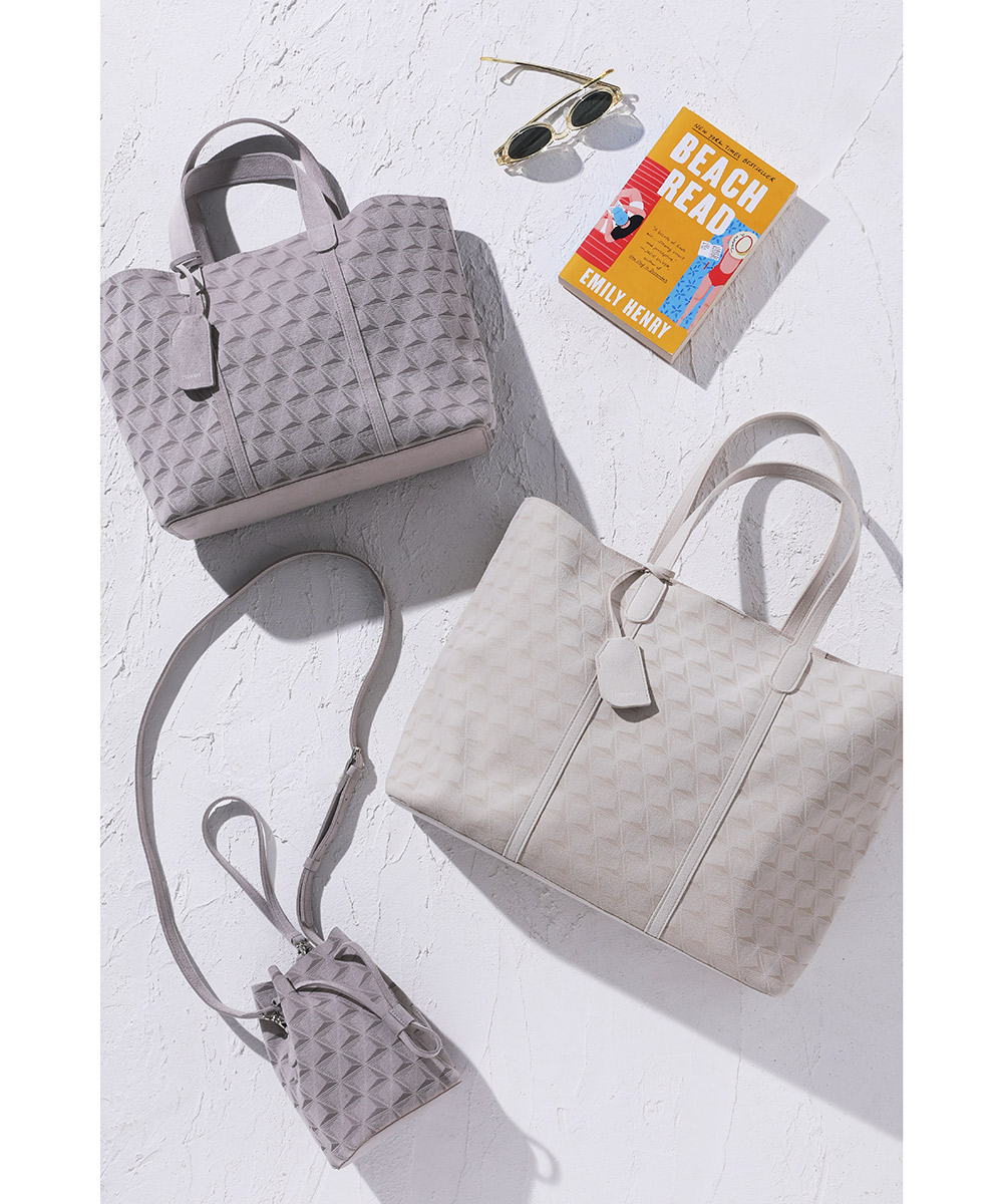 モノグラム柄 トートバッグ S ウルトラスエード Ultrasuede | エスティ