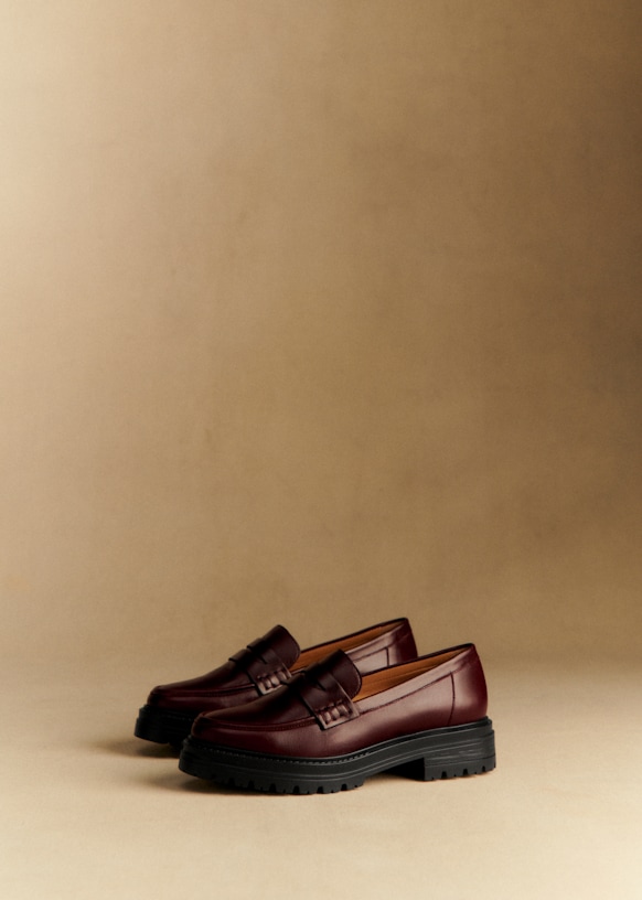 Albane Loafers - Smooth Black - Bovine leather - Sézane