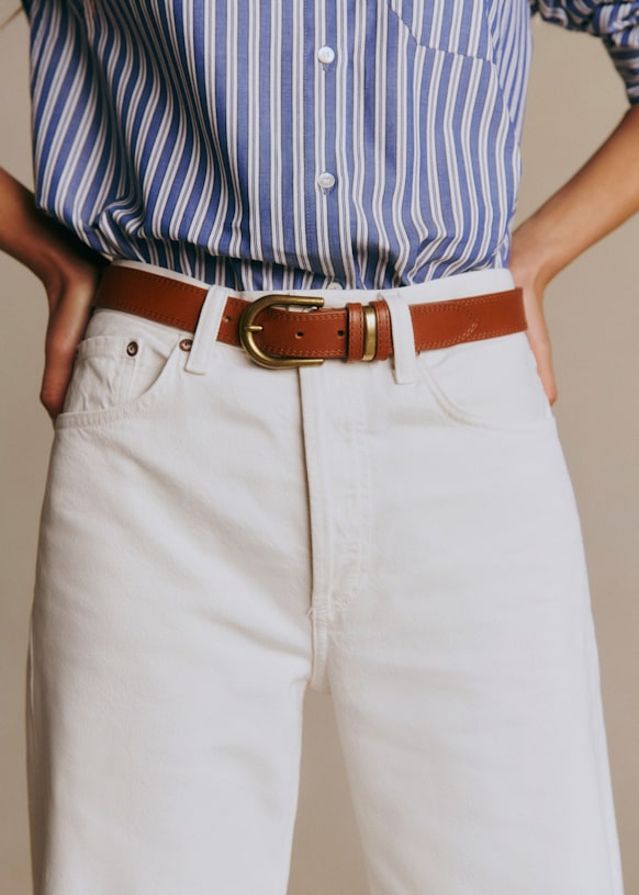 Taylor Belt - Smooth Black Heritage - Vegetable-tanned smooth