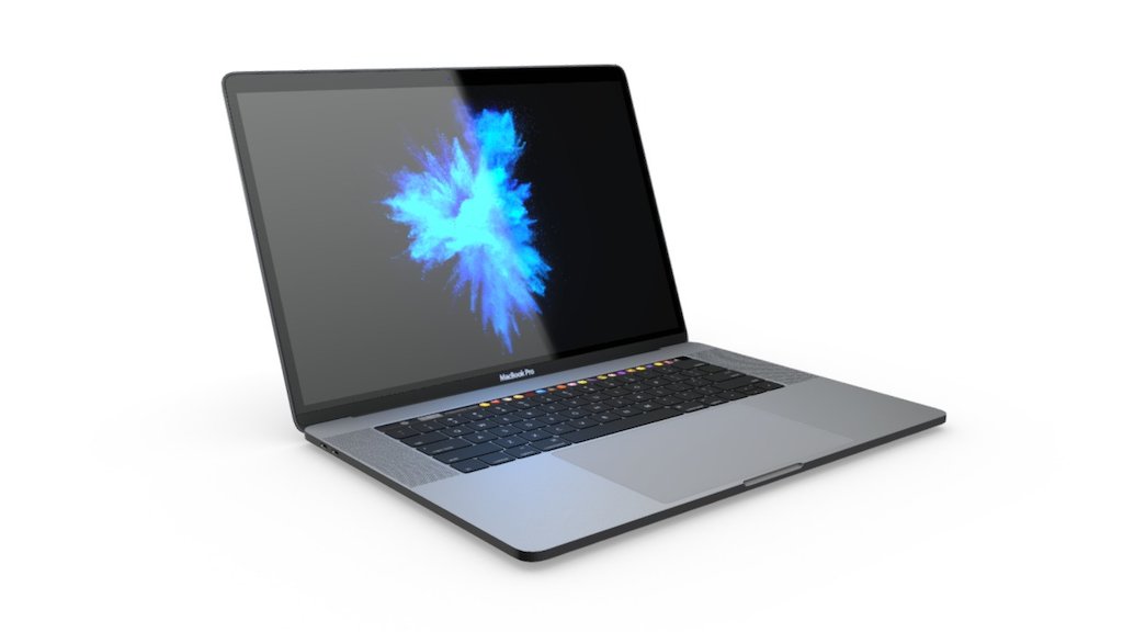 MacBook Pro 2016 (15-inch) - 3D model by Virtual Studio