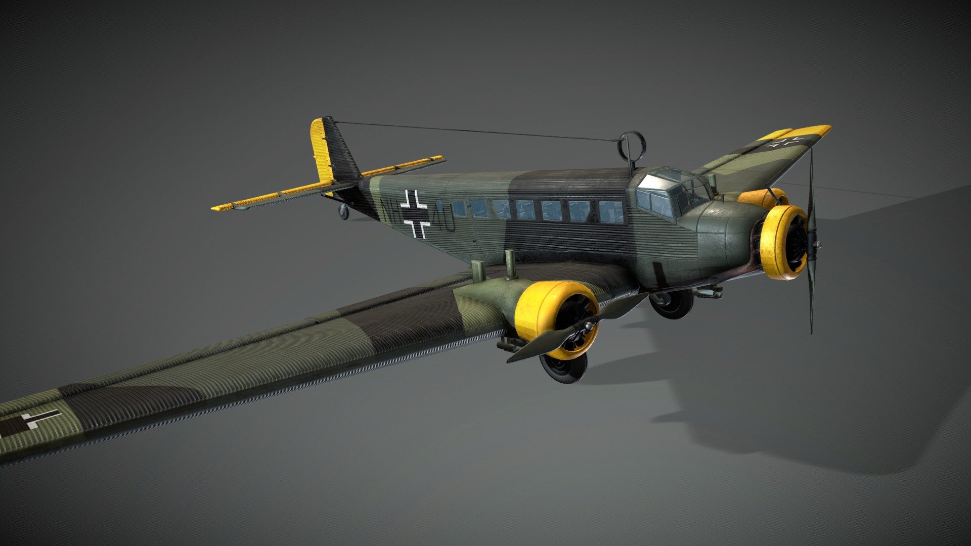 Escape Germany - Ju 52 - 3D model by GRIP420 (@GRIP420) [a4858a2]