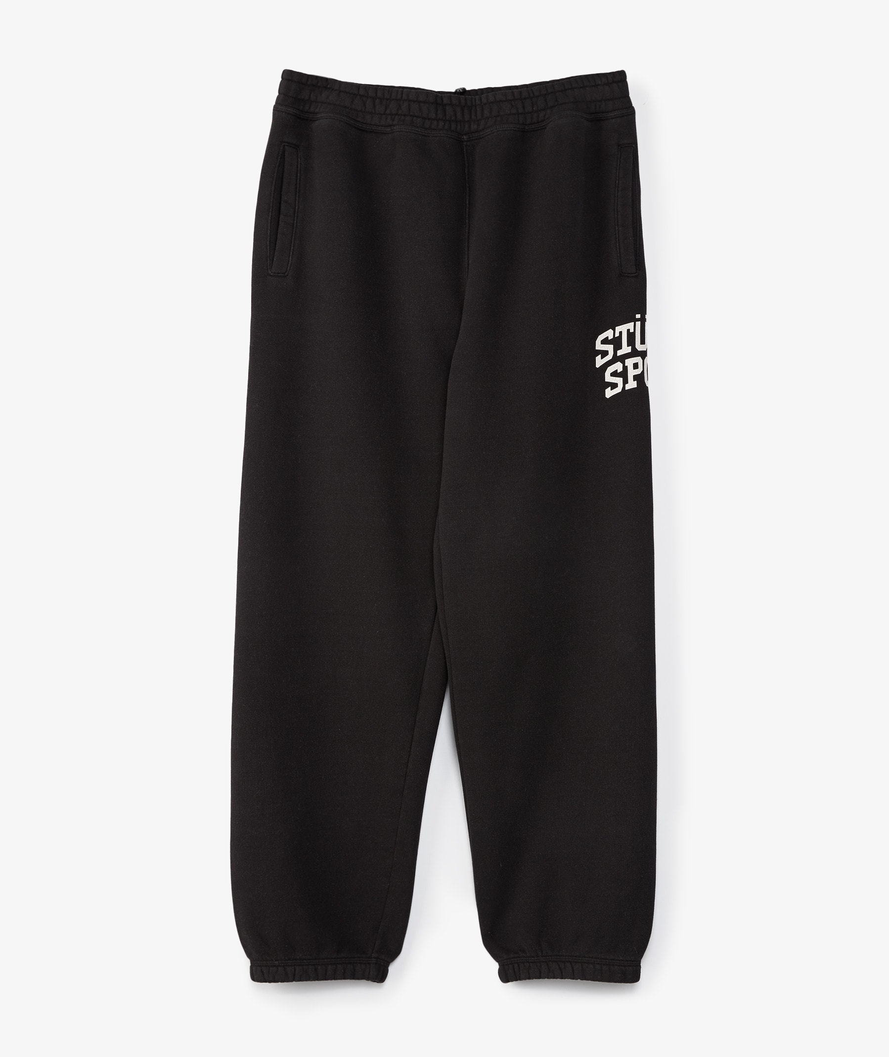 Stüssy Fleece Sport Pants in Black | SVD USA