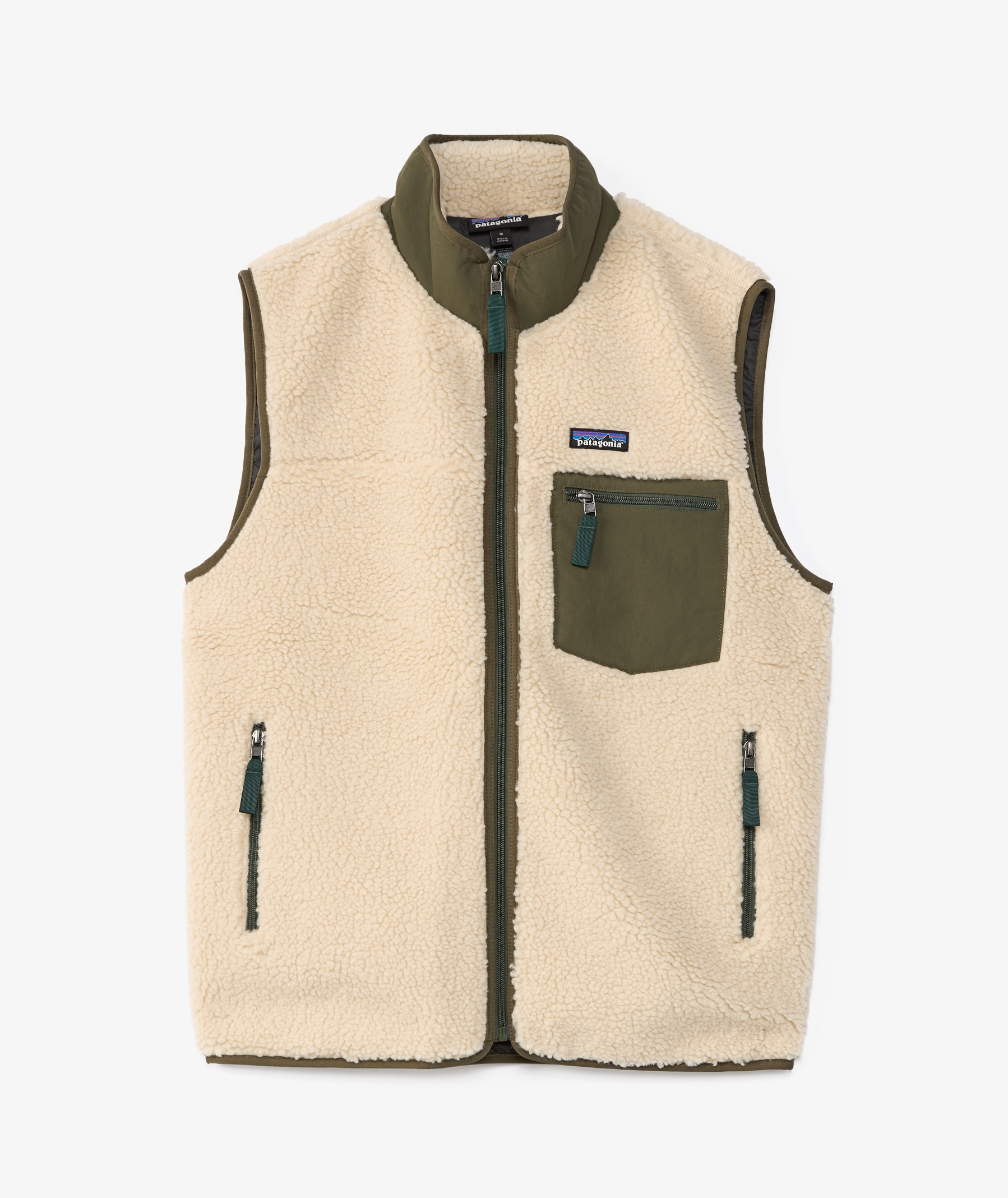 Patagonia Classic Retro-X Vest | Dark Natural W/basin Green | SVD USA